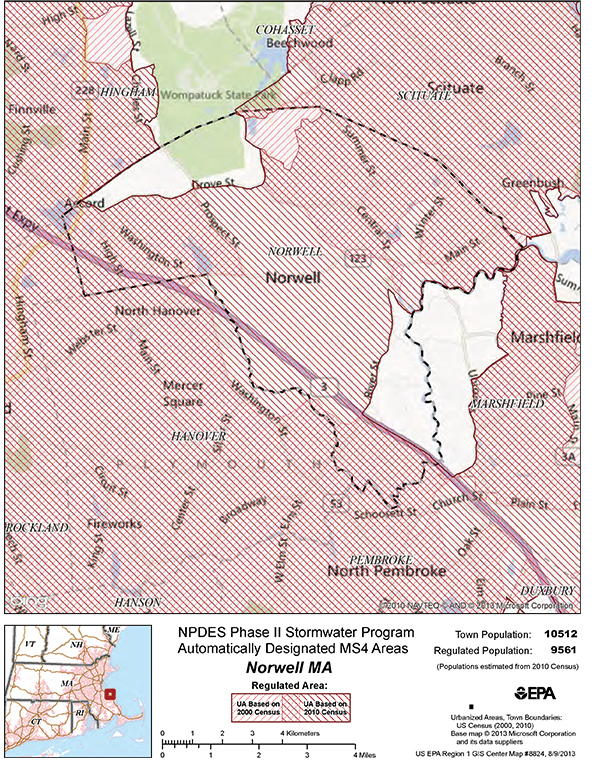 Norwell MS4 Map